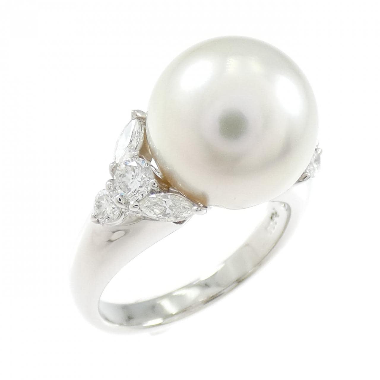 PT900 白蝶パール リング 11.6mm