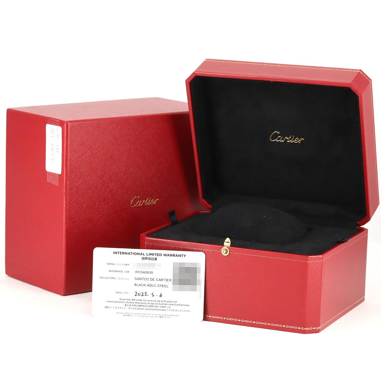 カルティエ サントス･ドゥ･カルティエ LM ADLC WSSA0039 SS 自動巻