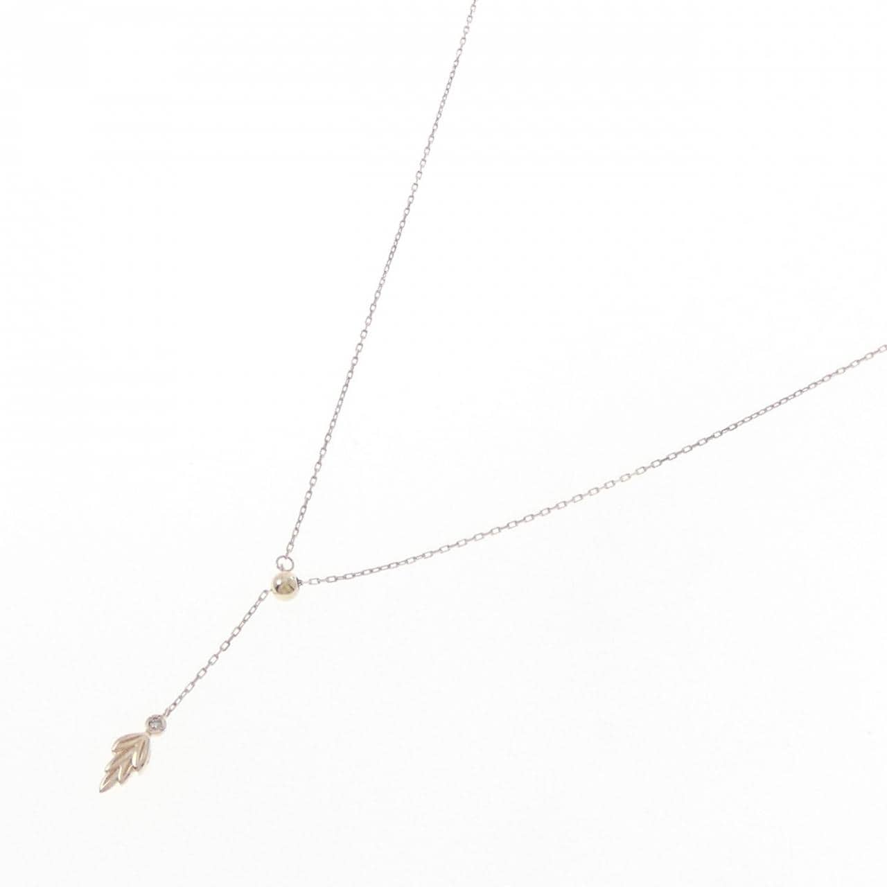 アガット ダイヤモンド ネックレス 0.008CT
