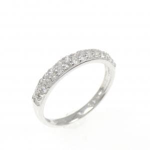 K18WG パヴェ ダイヤモンド ピンキー リング 0.20CT