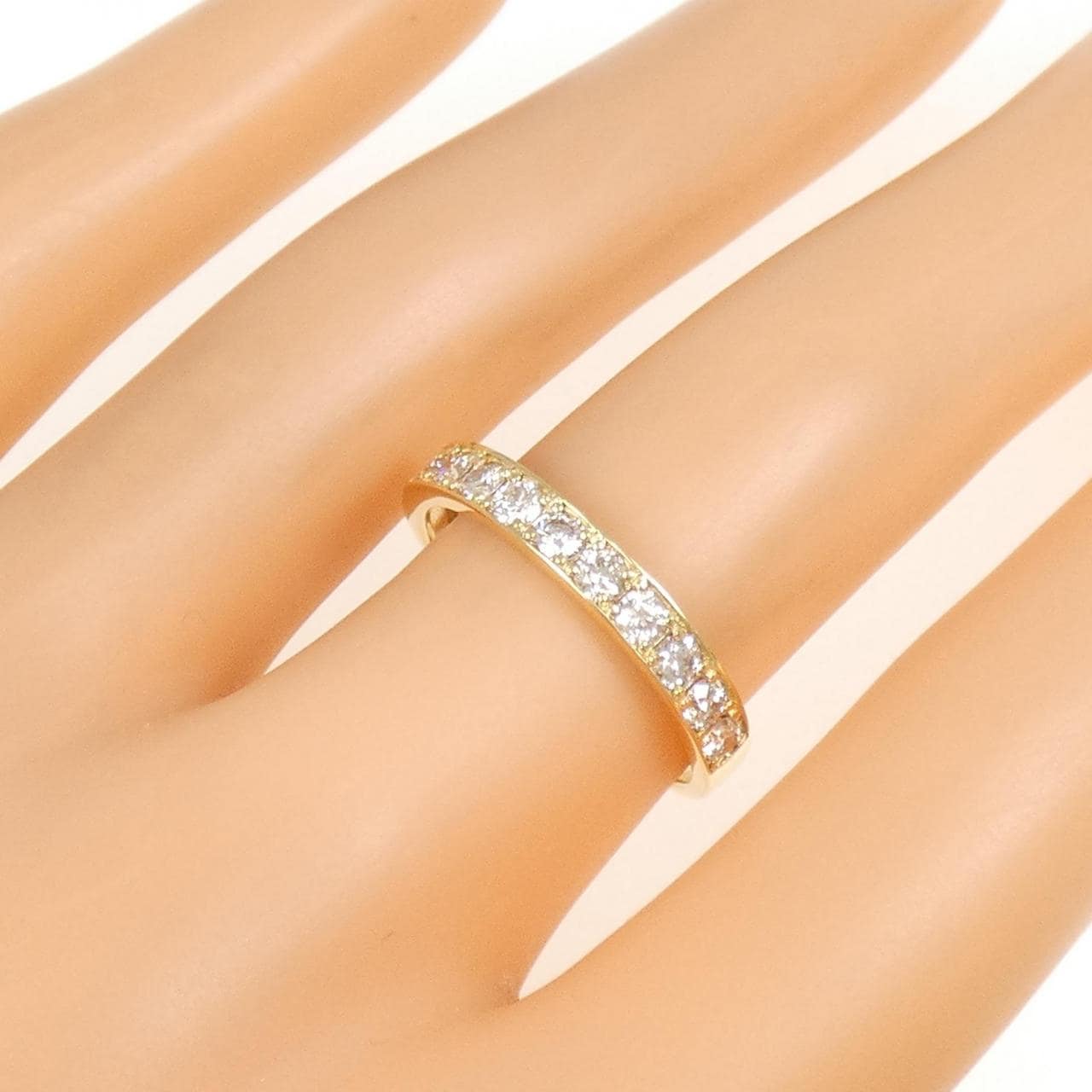 K18YG ダイヤモンド リング 0.67CT