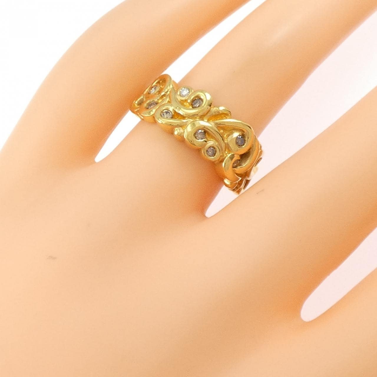 K24YG ダイヤモンド リング