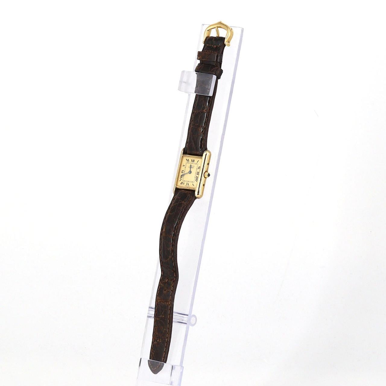 【ノーメンテナンス還元価格】カルティエ マストタンクSM GP 84919223 GP クォーツ