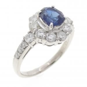 PT900 サファイヤ リング 1.087CT