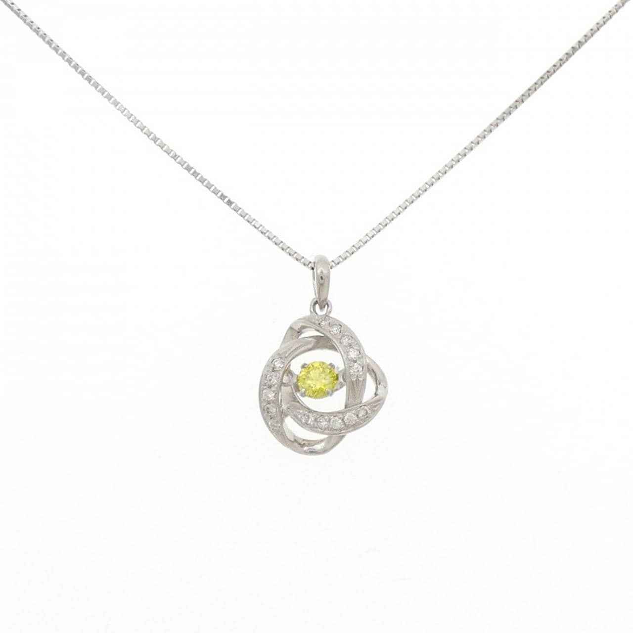 PT900/PT850 ダイヤモンド ネックレス 0.15CT