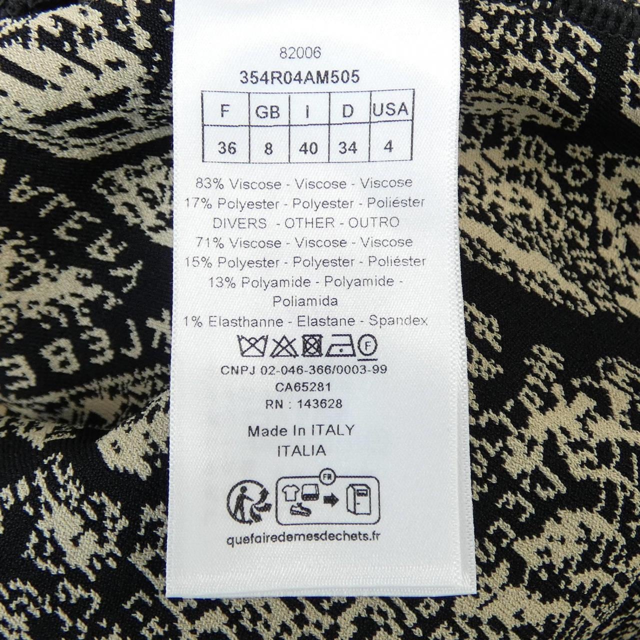 クリスチャンディオール CHRISTIAN DIOR PLAN DE PARIS 354R04AM505 ワンピース