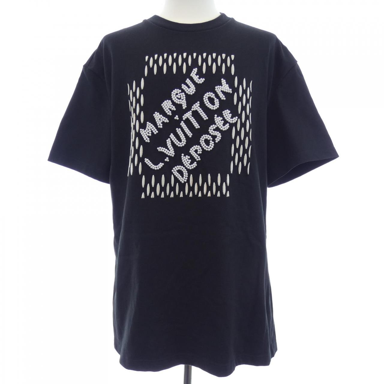 ルイヴィトン LOUIS VUITTON エンブロイダードシグネチャーコットンTシャツ HQY71WNPL Tシャツ
