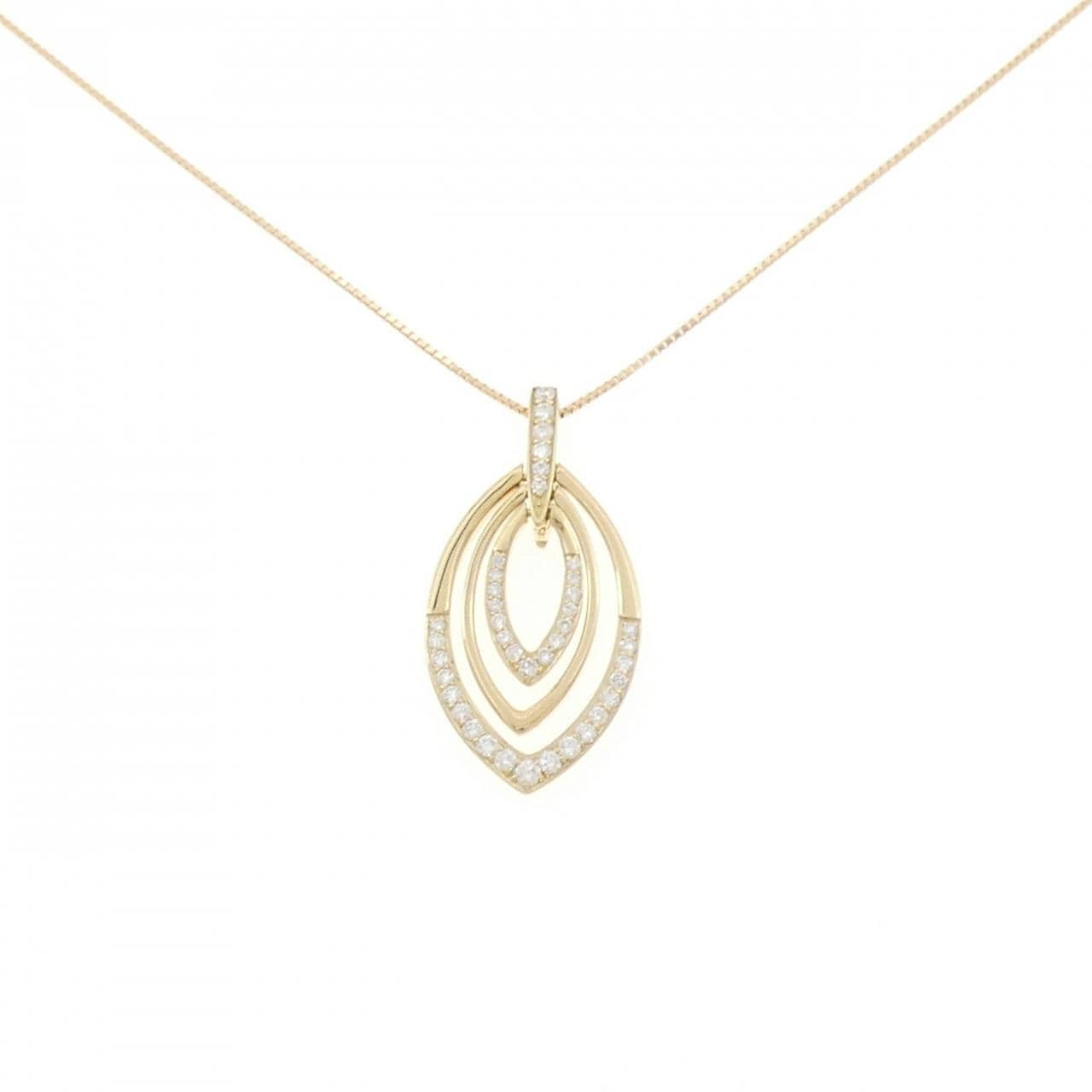 ジーエスティービー ダイヤモンド ネックレス 0.30CT