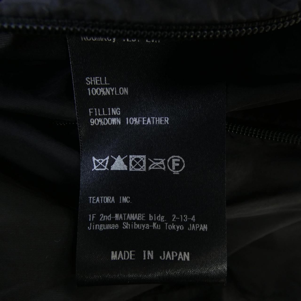 テアトラ TEATORA tt-106V-EVA ダウンベスト