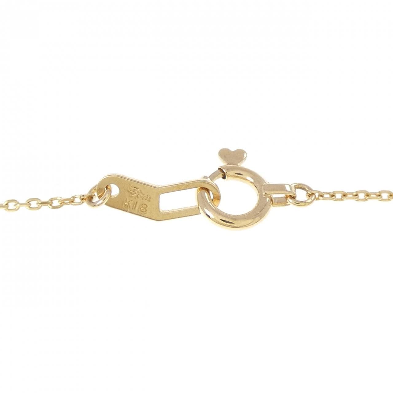 スタージュエリー イニシャル ネックレス 0.01CT