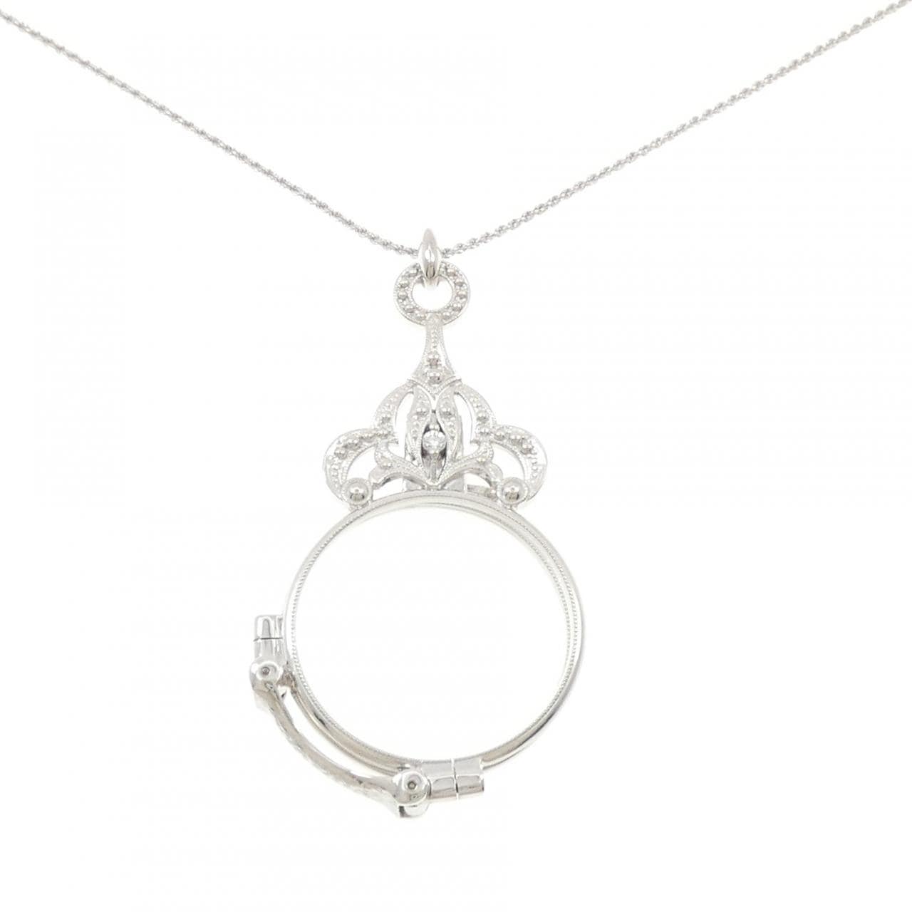 クイーン ダイヤモンド ネックレス 0.08CT