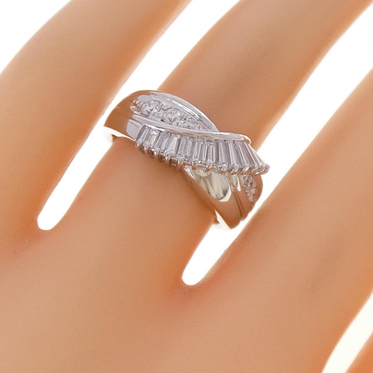 PT900 ダイヤモンド リング 0.63CT