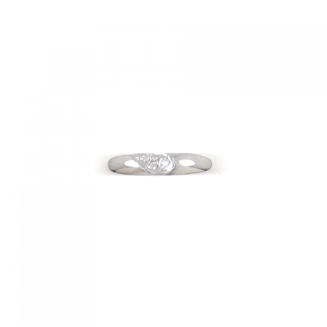 K18WG ダイヤモンド リング 0.02CT