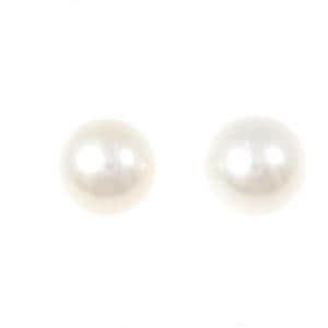 PT900 白蝶パール ピアス 12.4mm