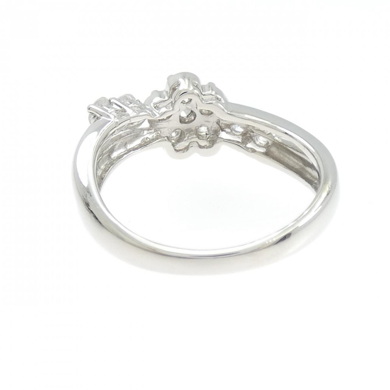 PT900 フラワー ダイヤモンド リング 0.60CT
