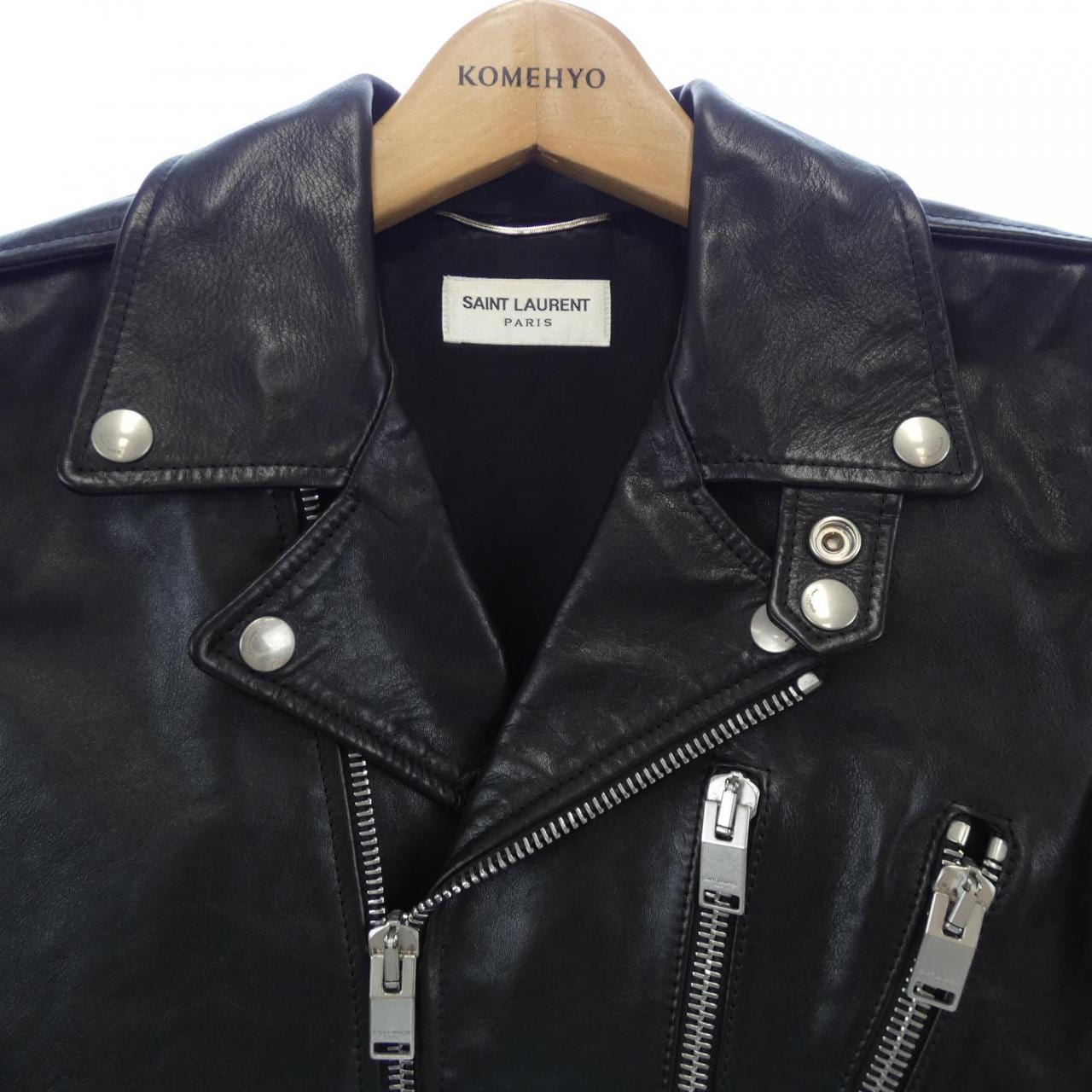 サンローラン SAINT LAURENT レザーライダースジャケット