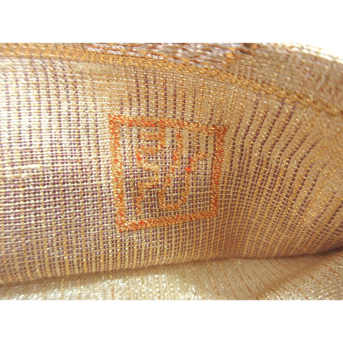 Fukuro Obi (Sash) with Gold-Trimmed Silk