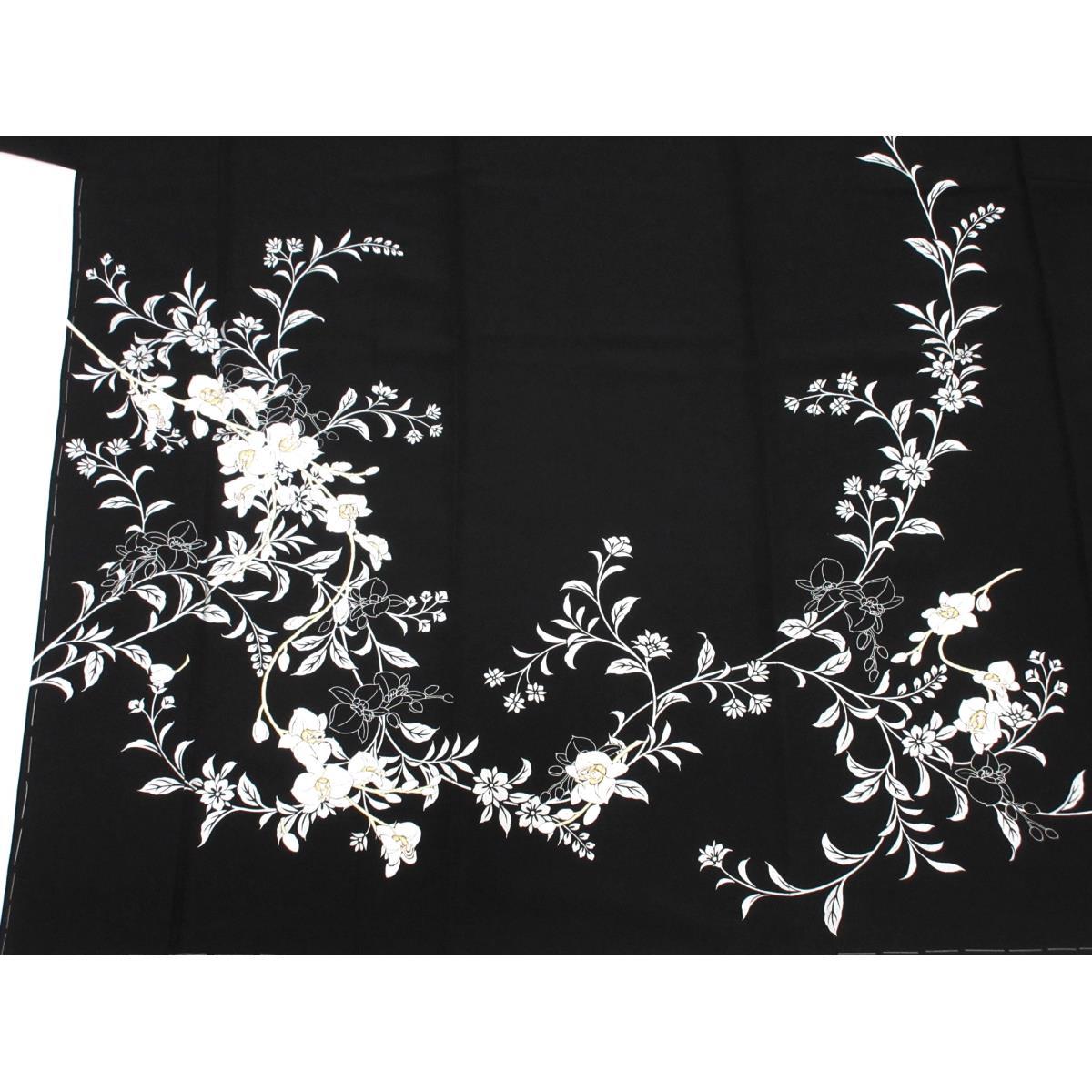 【未使用品】訪問着 銀彩加工刺繍入り