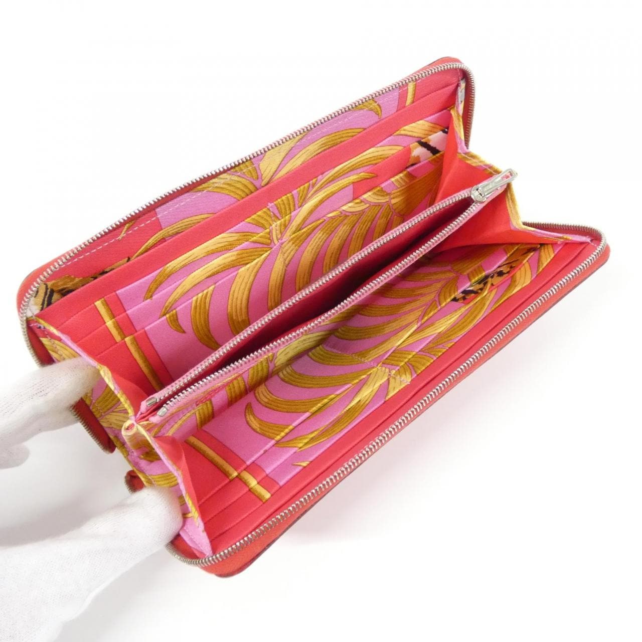 エルメス TIGRE ROYAL シルク イン クラシック 082573CK 財布