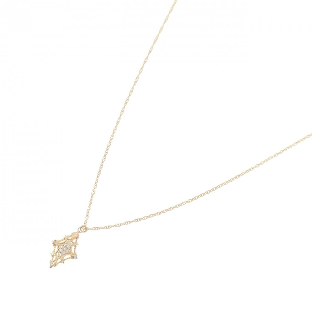 アガット ダイヤモンド ネックレス 0.05CT