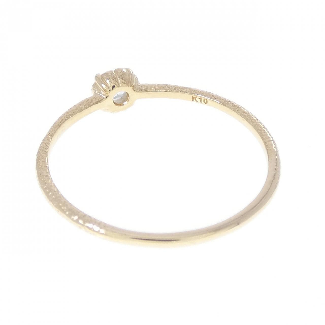 K10YG アクアマリン リング