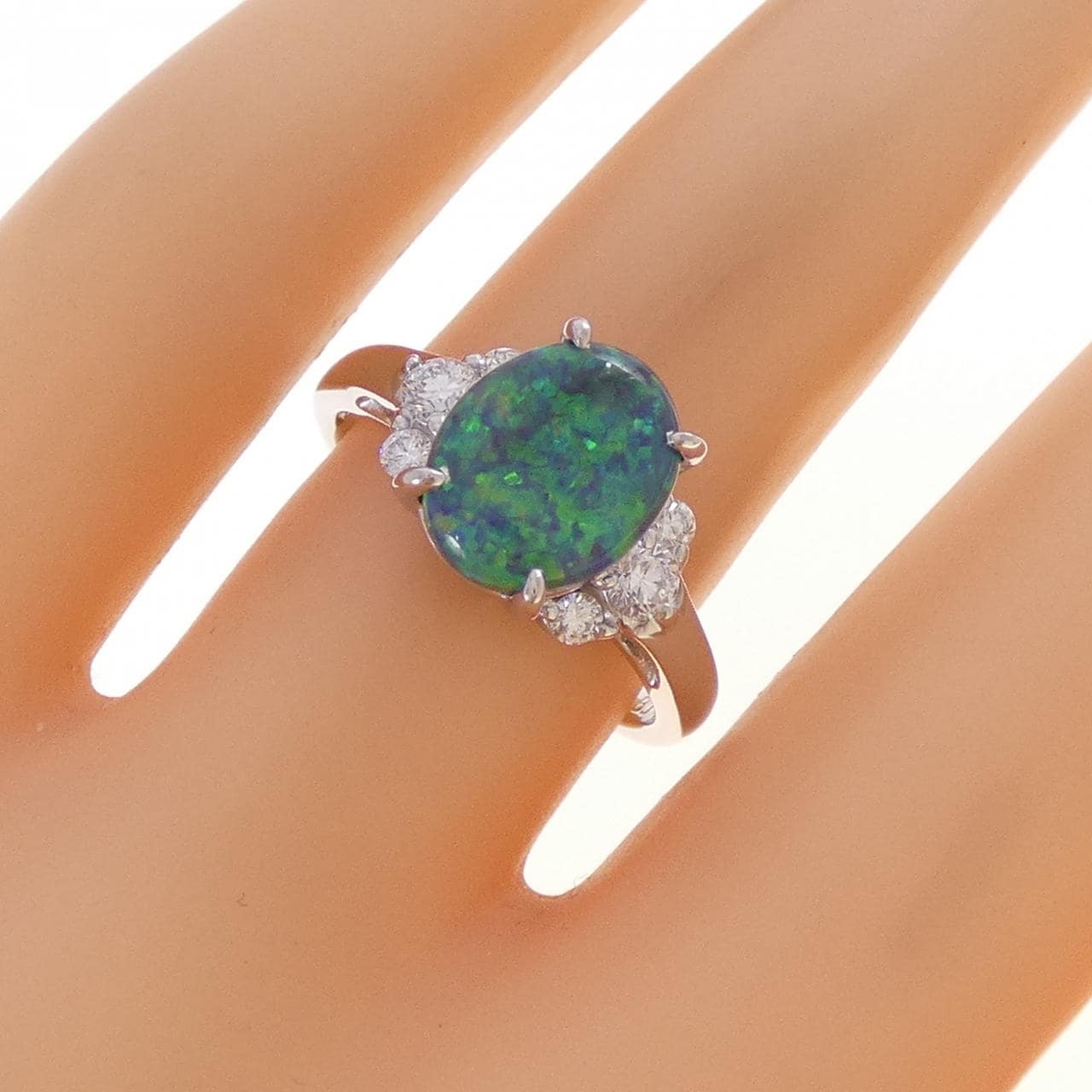PT900 ブラックオパール リング 1.92CT