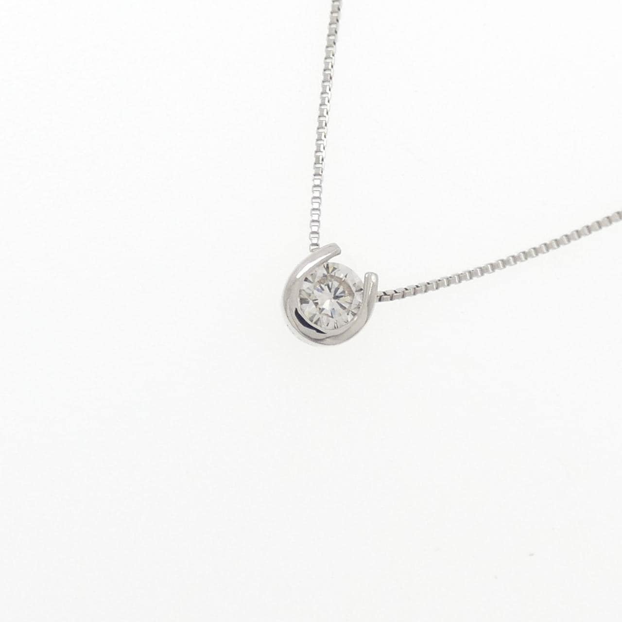 PT900/PT850 ダイヤモンド ネックレス 0.15CT