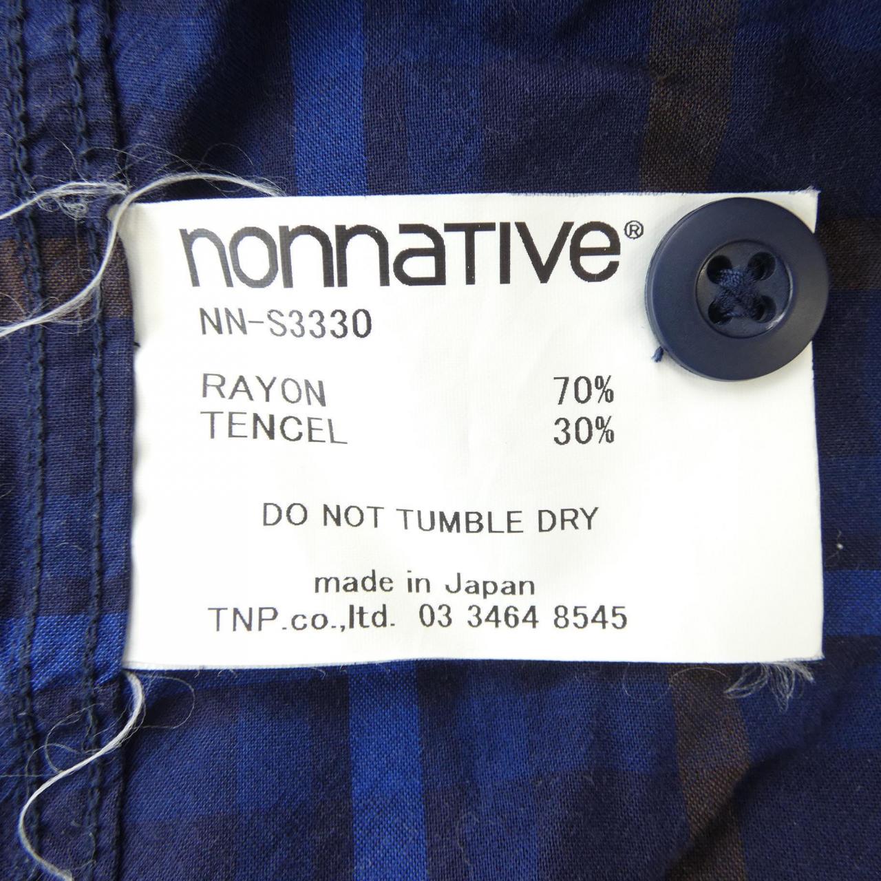 非土著NONNATIVE S/S襯衫
