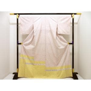 【未使用品】訪問着　ぜんまい紬