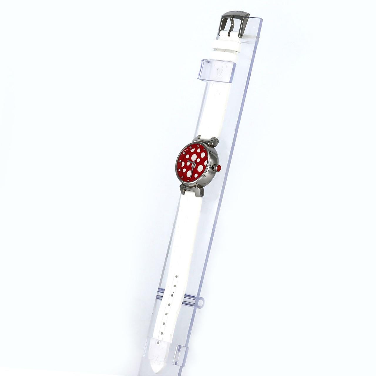 ルイヴィトン タンブール･10P 草間彌生 LIMITED Q12M7 SS クォーツ