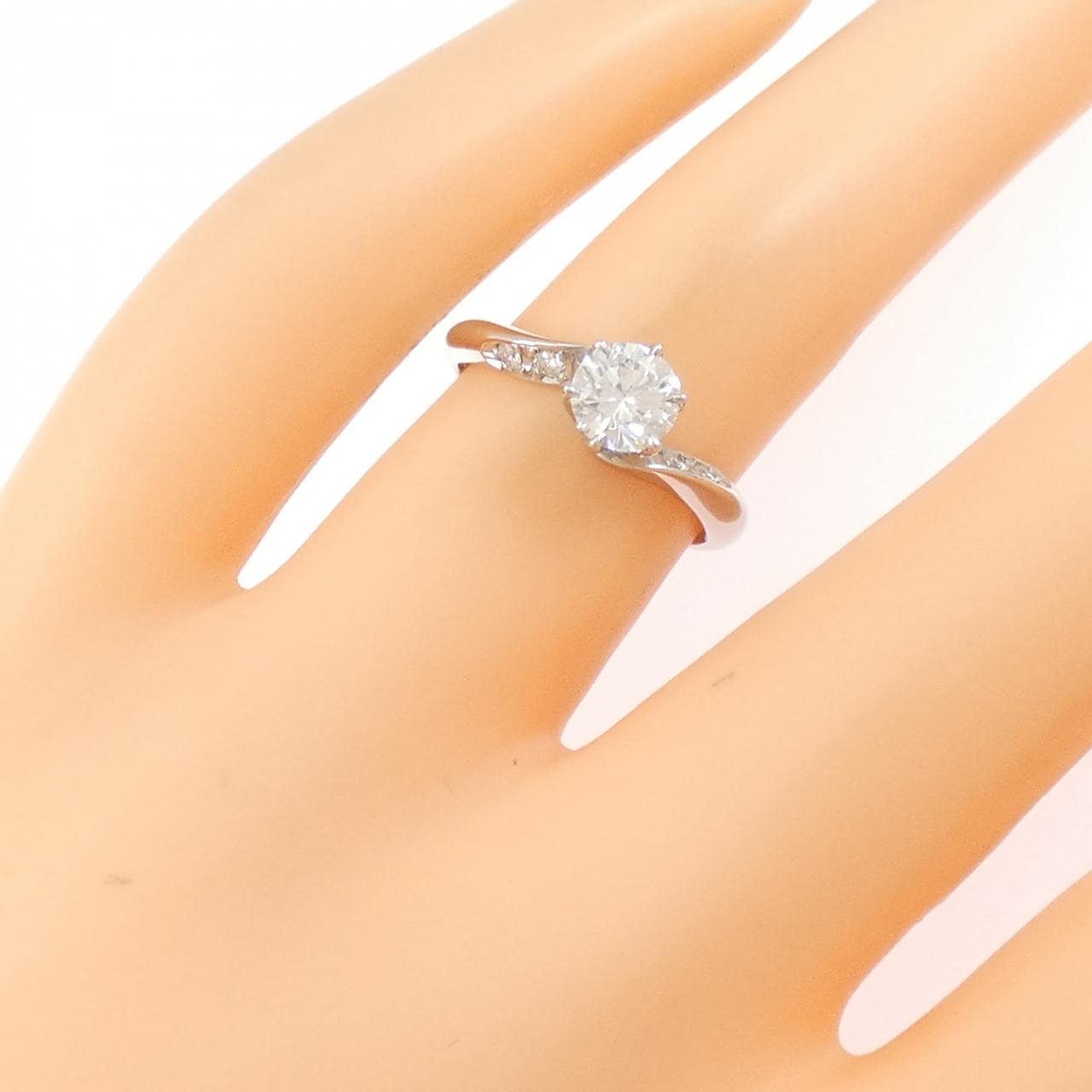 PT900 ダイヤモンド リング 0.564CT F VS1 VG