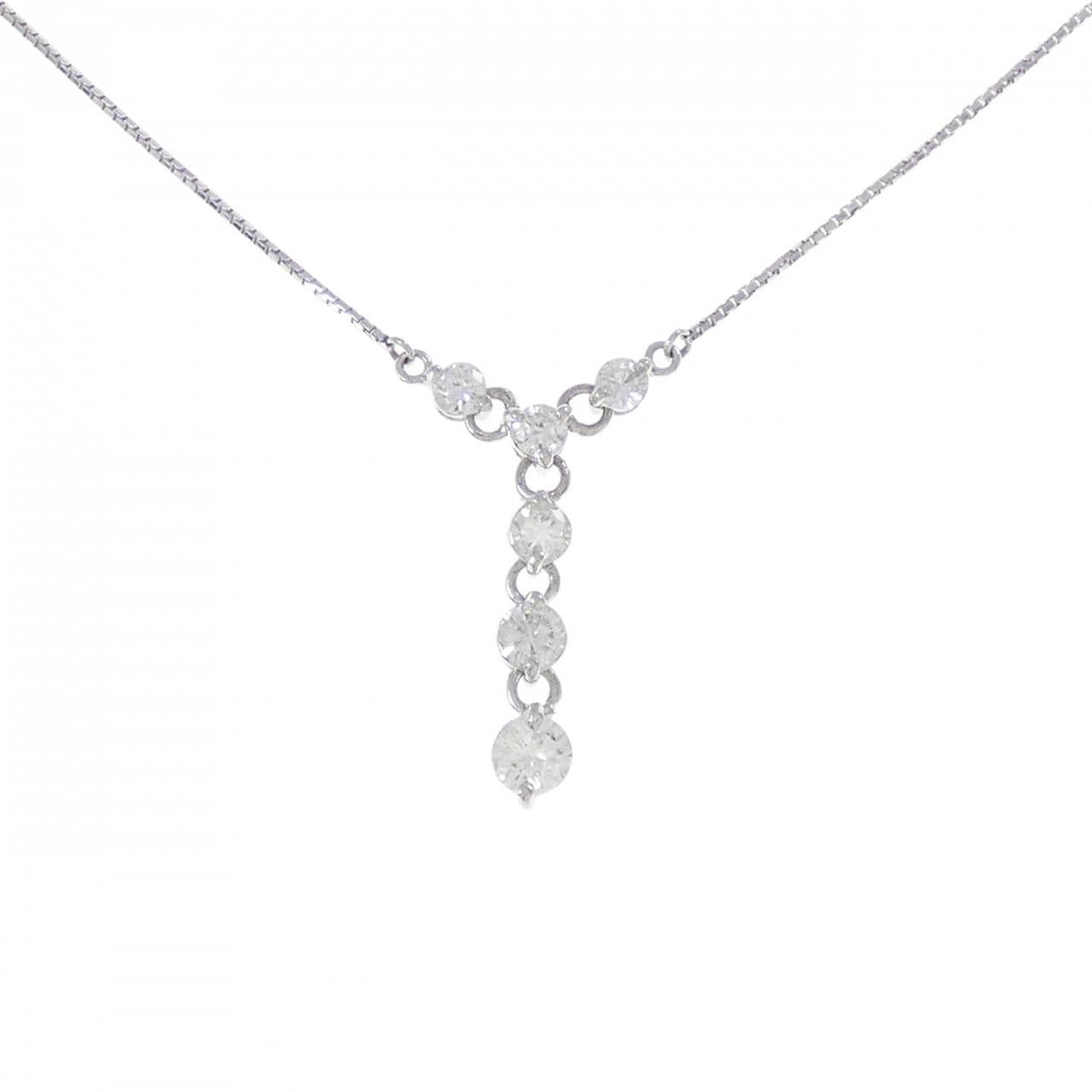 PT850 ダイヤモンド ネックレス 0.71CT