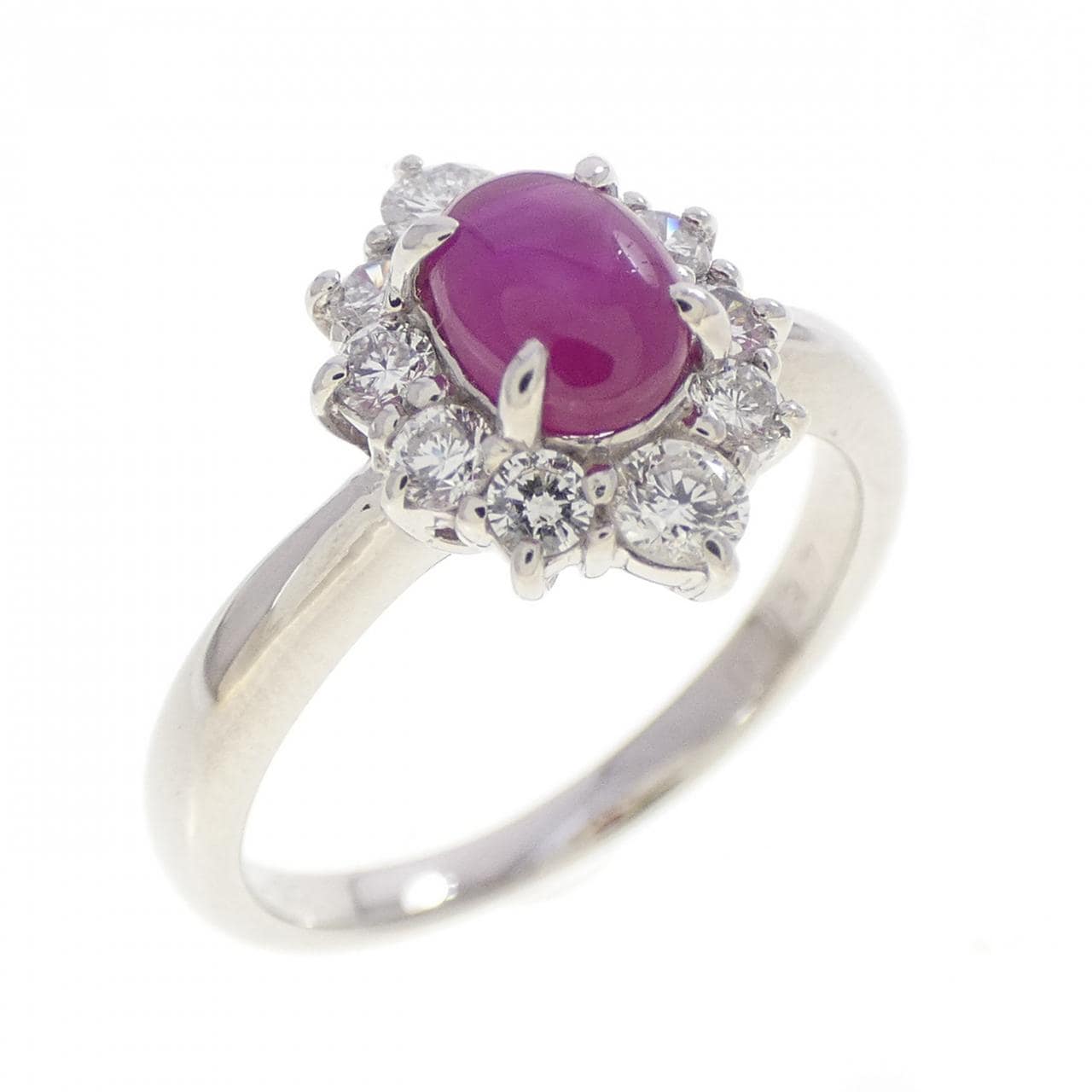 PT900 スタールビー リング 0.92CT