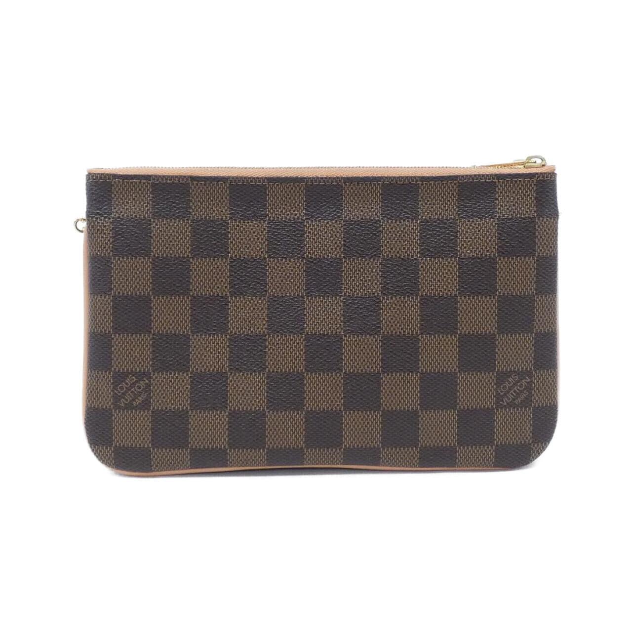 LOUIS VUITTON Damier Pochette 雙拉鍊 N60254 單肩包