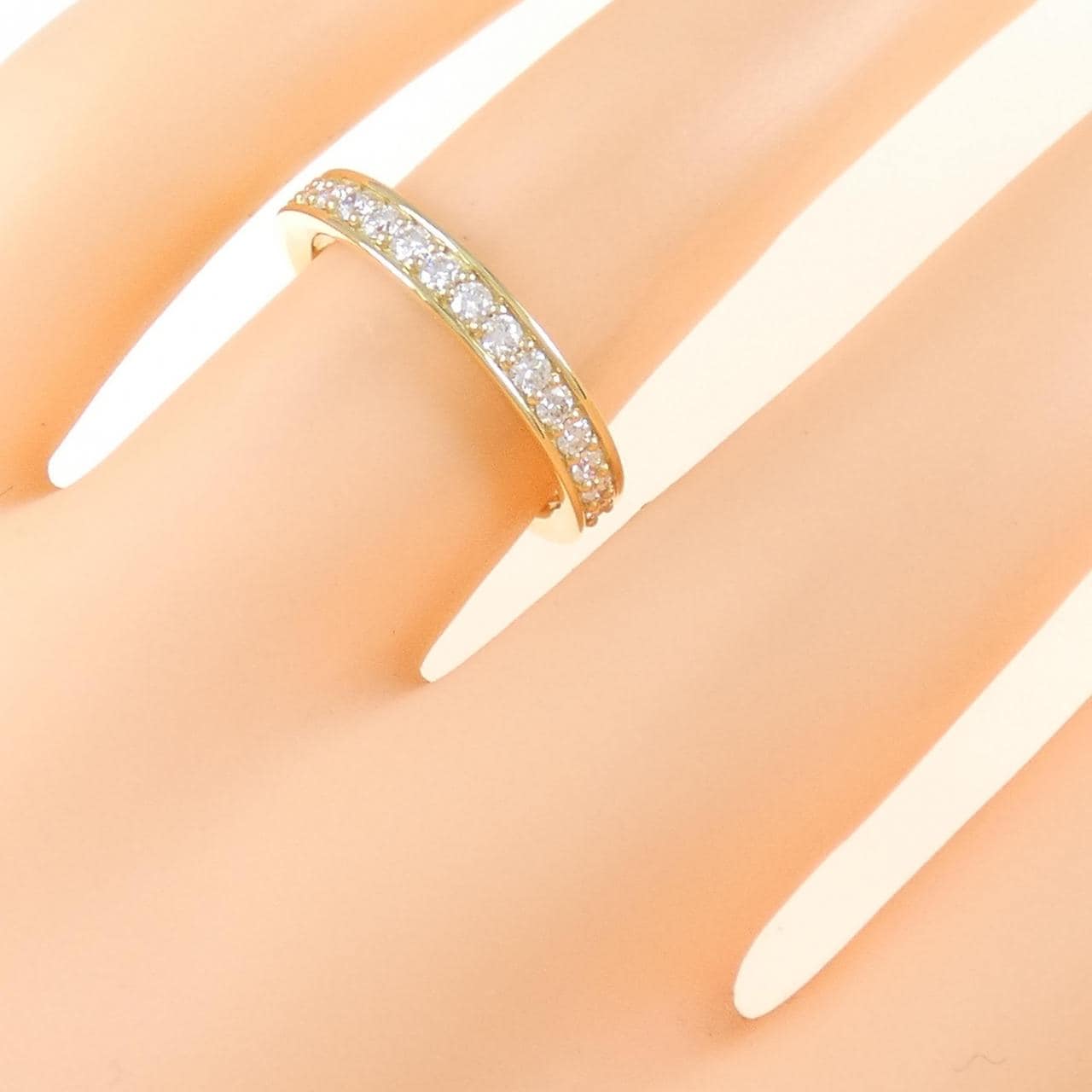 【新品】K18YG ダイヤモンド リング 0.302CT