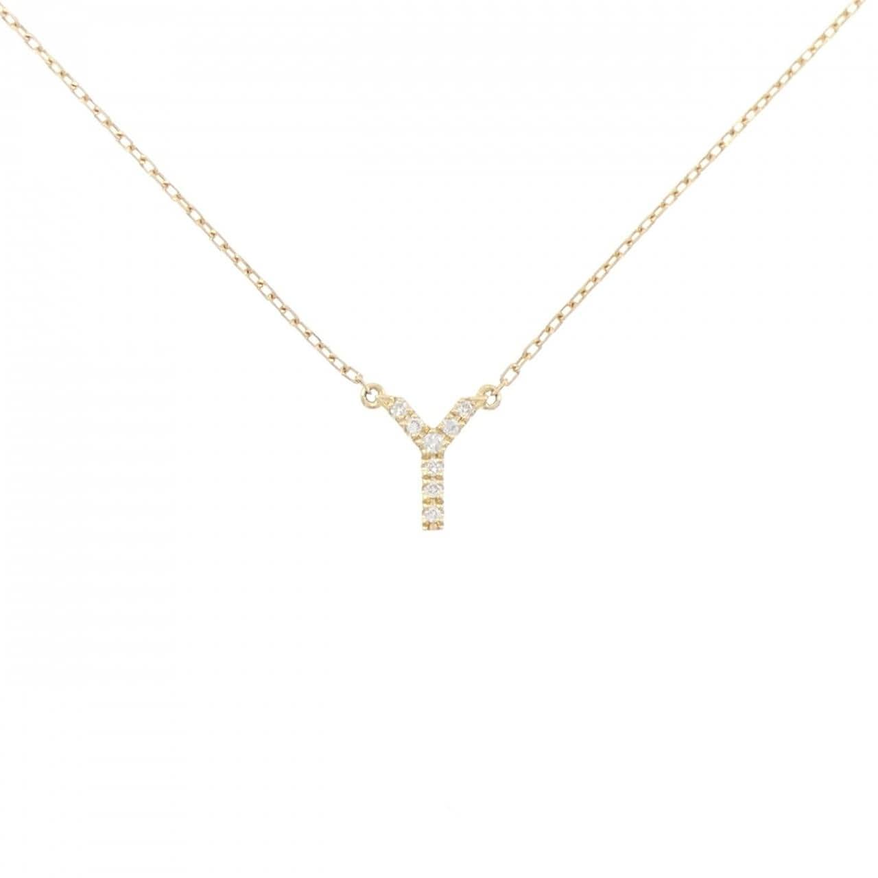 AHKAH首字母項鍊 0.03CT