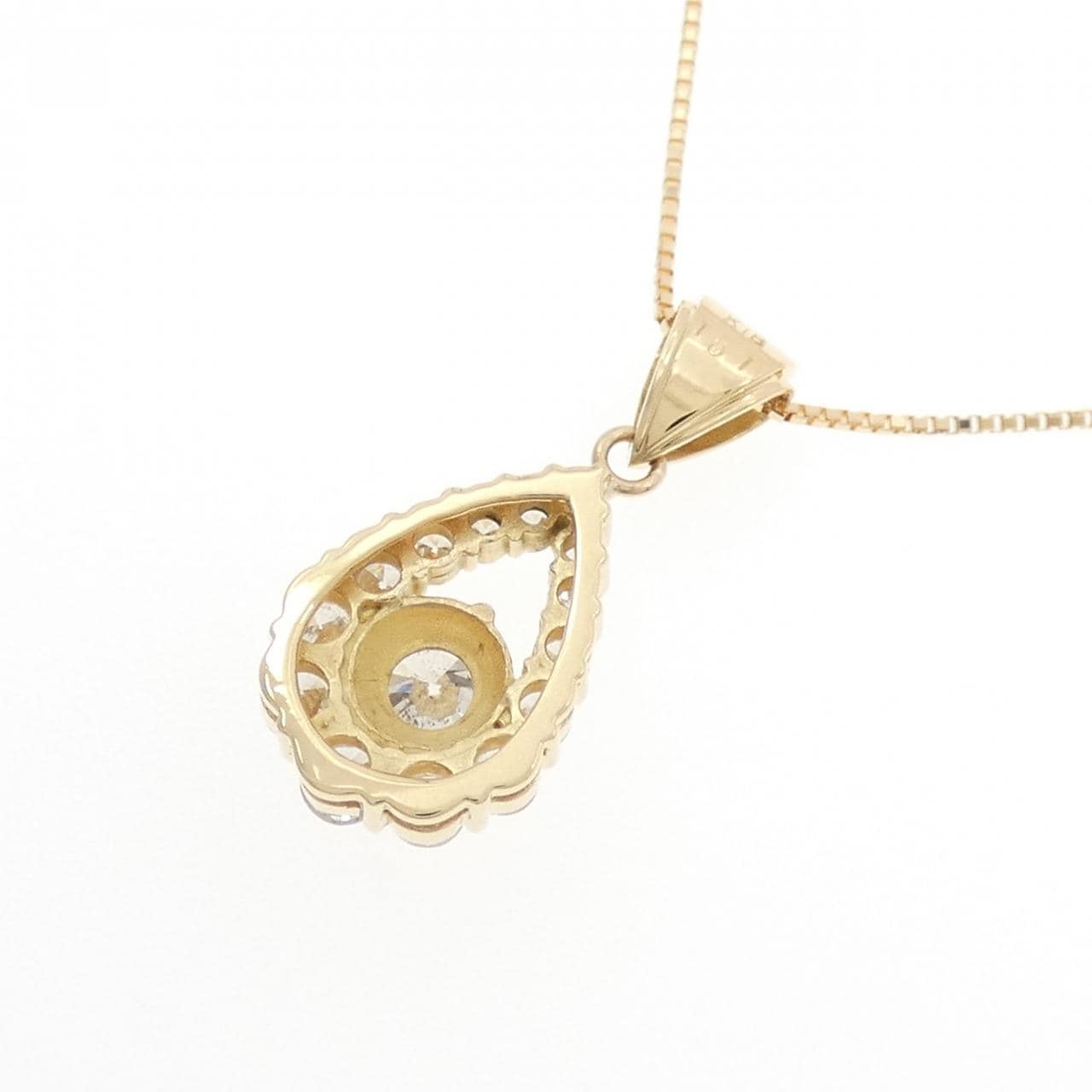 K18YG ダイヤモンド ネックレス 1.01CT