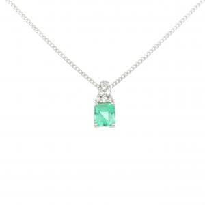 PT900/PT850 エメラルド ネックレス