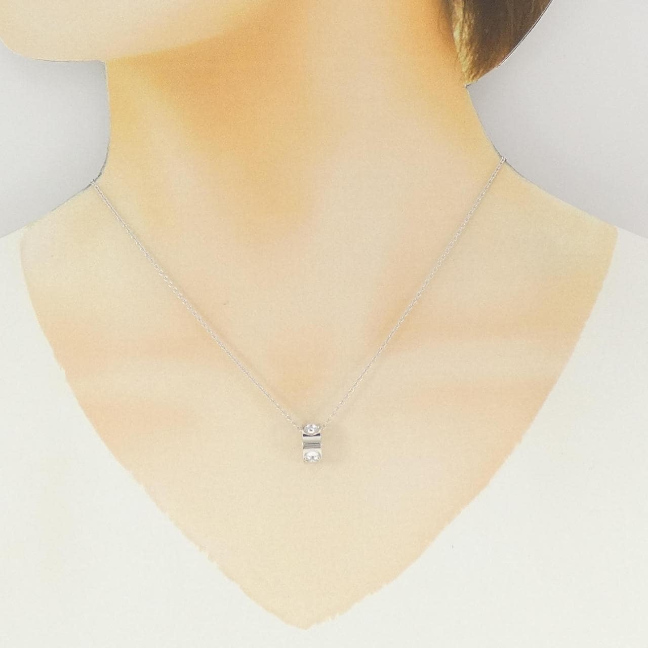 ルイヴィトン 750WG ネックレス