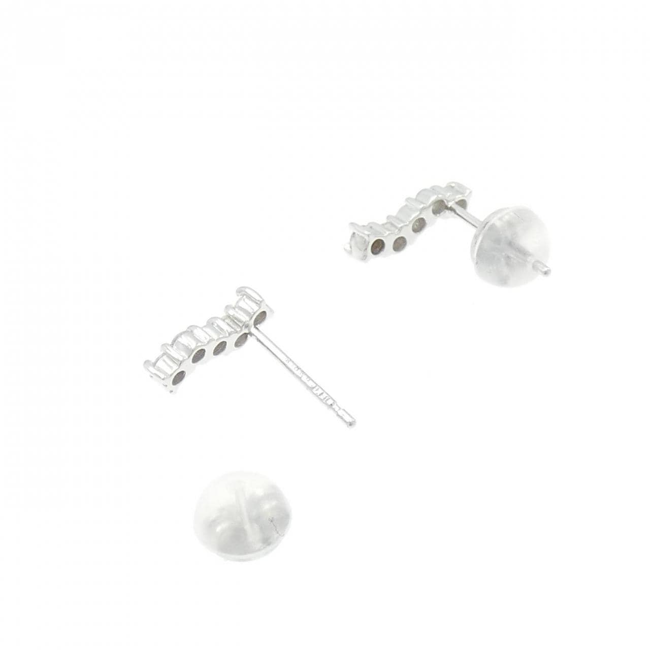 K18WG ダイヤモンド ピアス 0.20CT