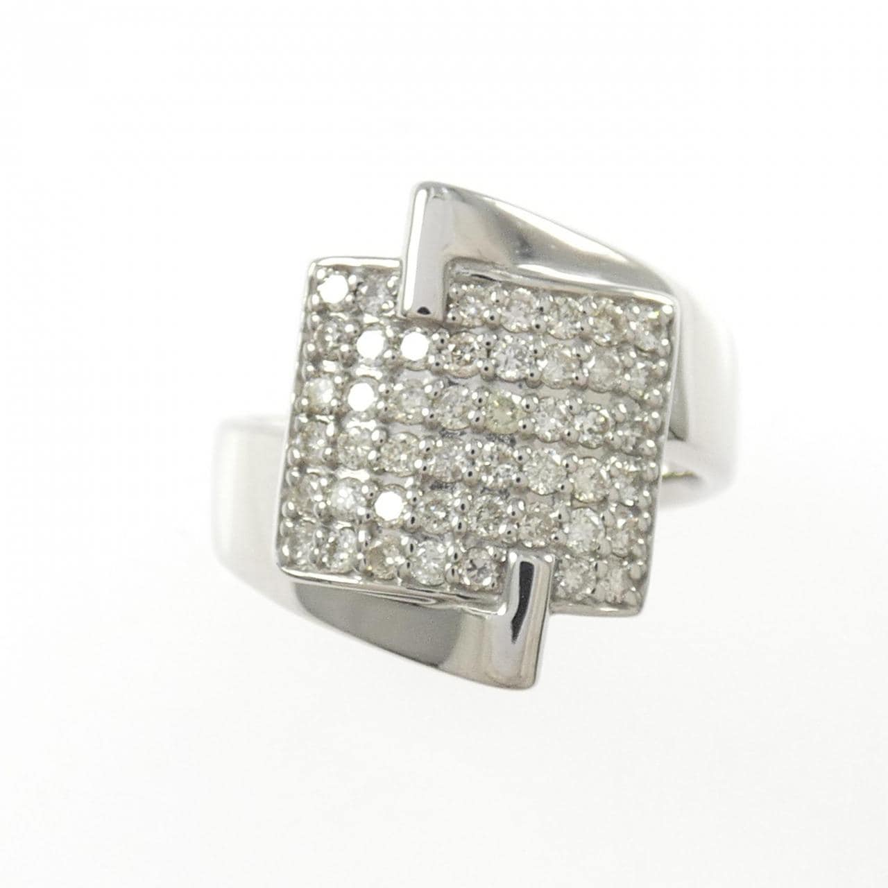 K18WG ダイヤモンド リング 0.53CT