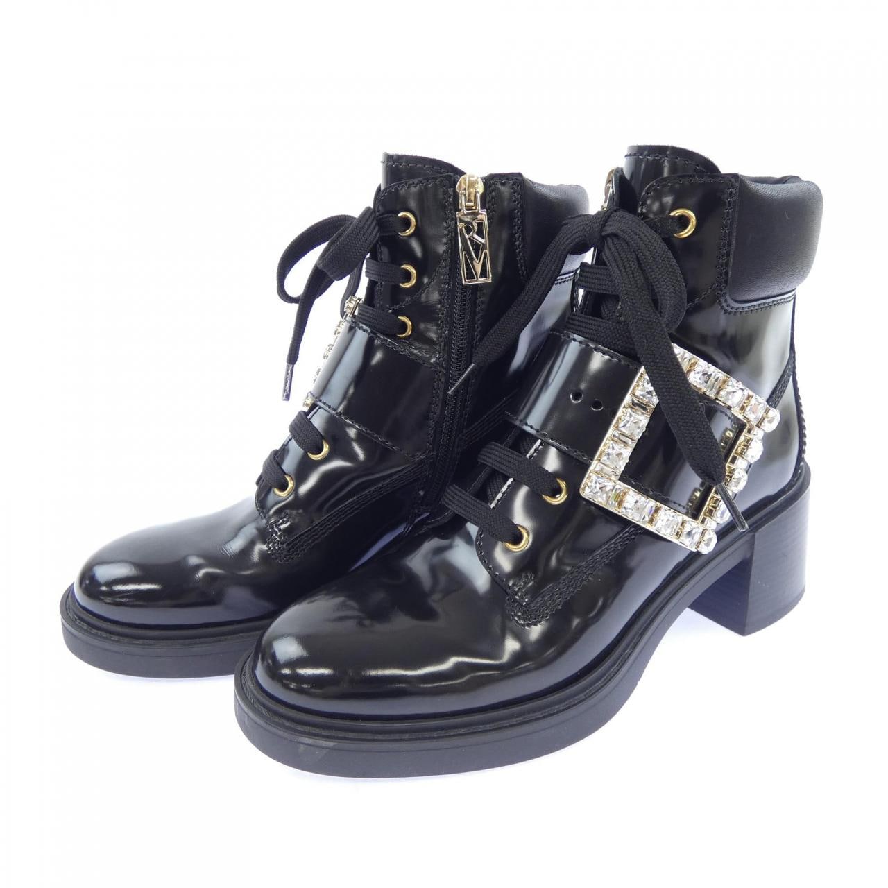 ロジェヴィヴィエ ROGER VIVIER ヴィヴ レンジャーストラスバックル ブーツ