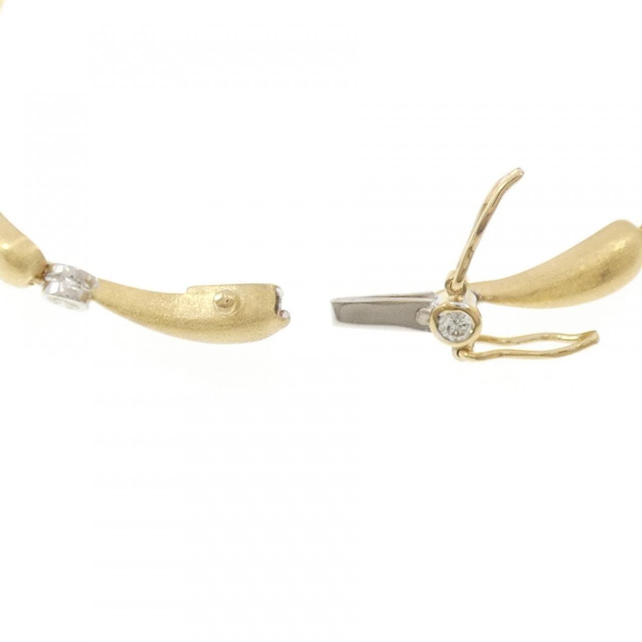 K18YG/K18WG ダイヤモンド ブレスレット 0.43CT