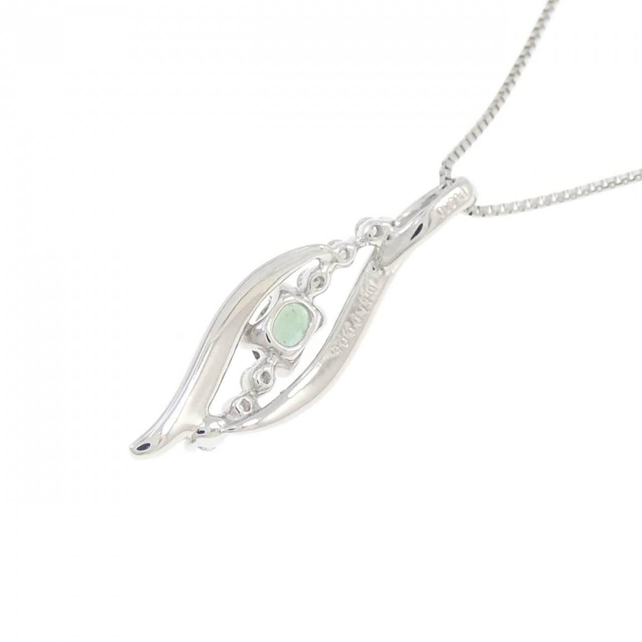 PT900/PT850 アレキサンドライト ネックレス 0.11CT