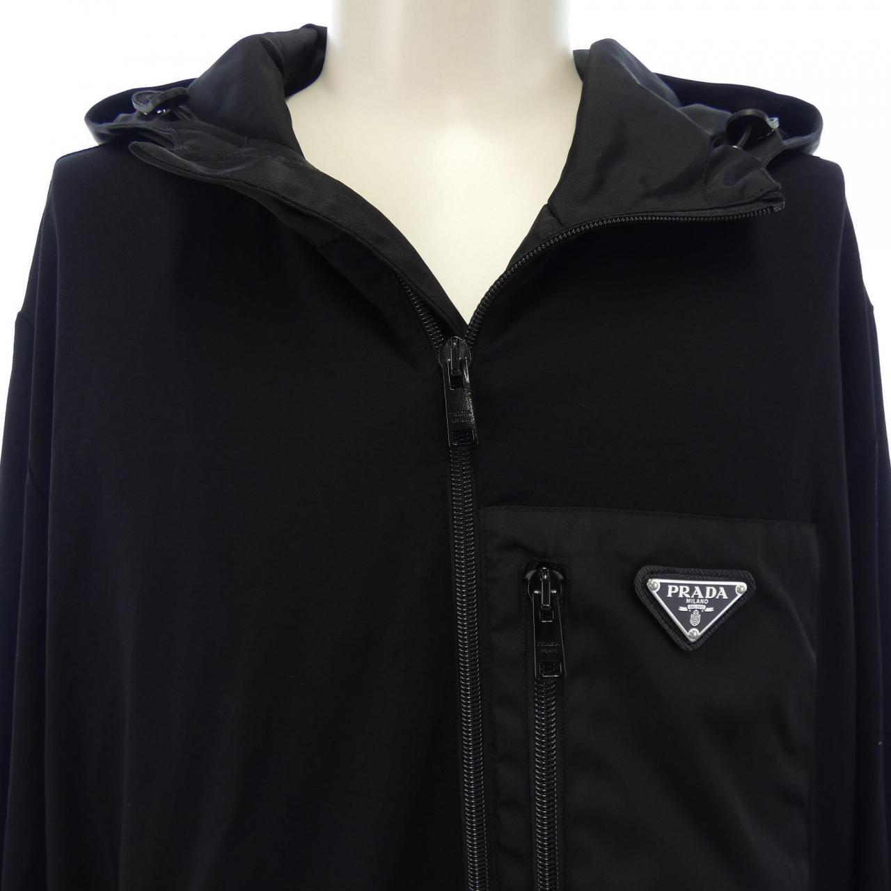 プラダ PRADA トライアングルロゴ テクニカルコットン UJL79A S231 1YED ジャケット