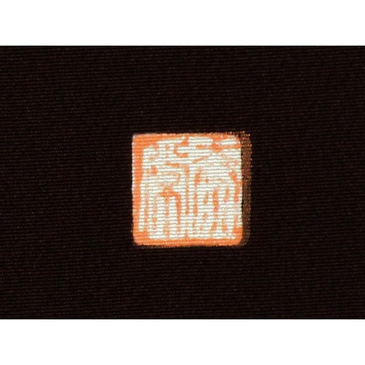 留袖　金彩友禅刺繍入り　丸に花菱