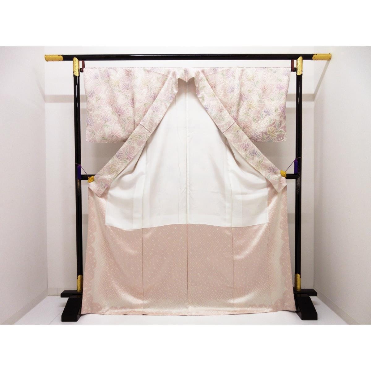 訪問着　絞り加工【竹田庄九郎】