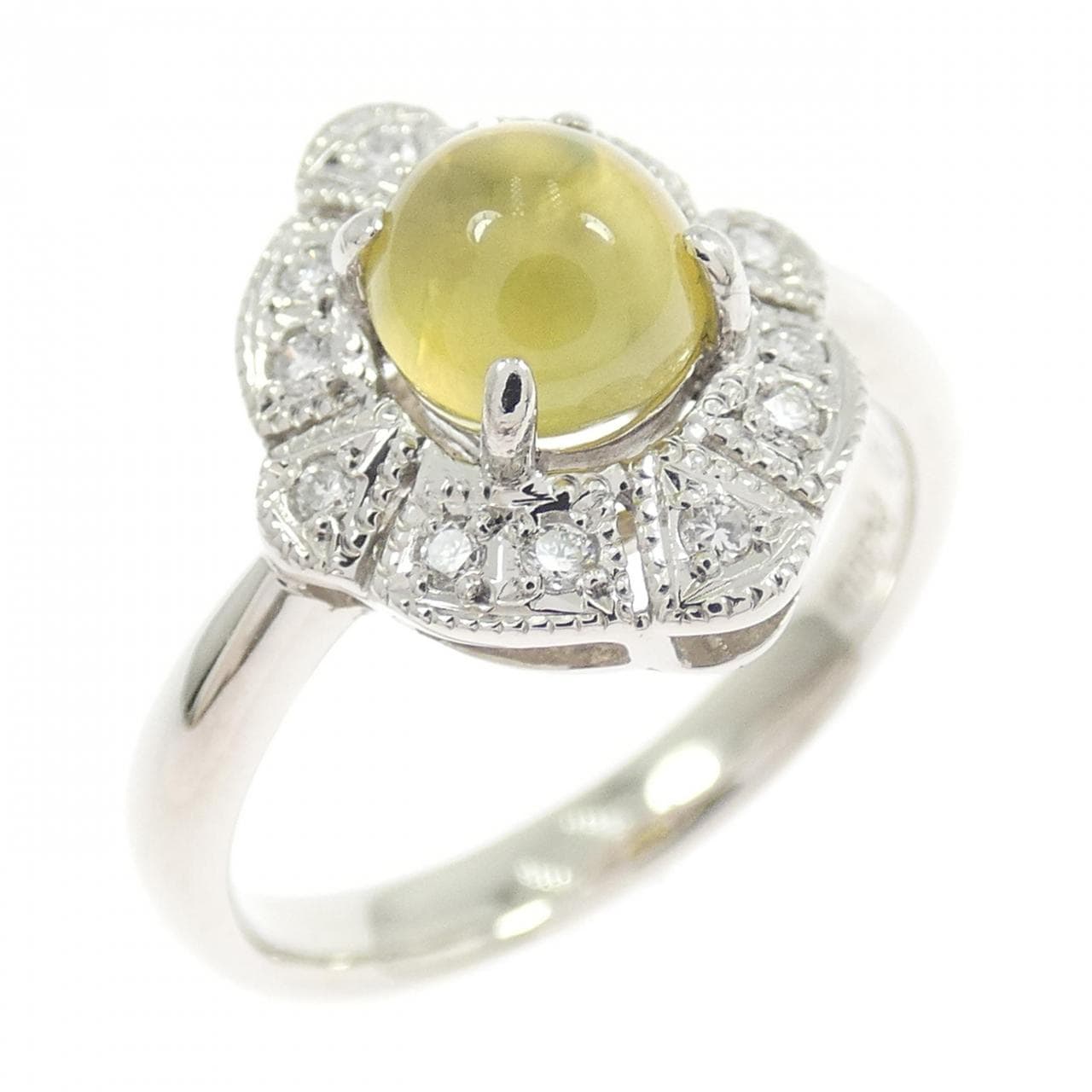 PT900 クリソベリルキャッツ リング 1.406CT