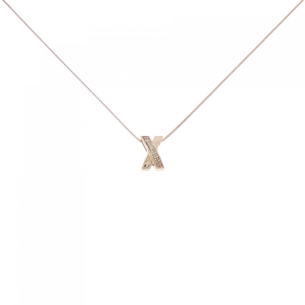 K10PG ダイヤモンド ネックレス 0.02CT