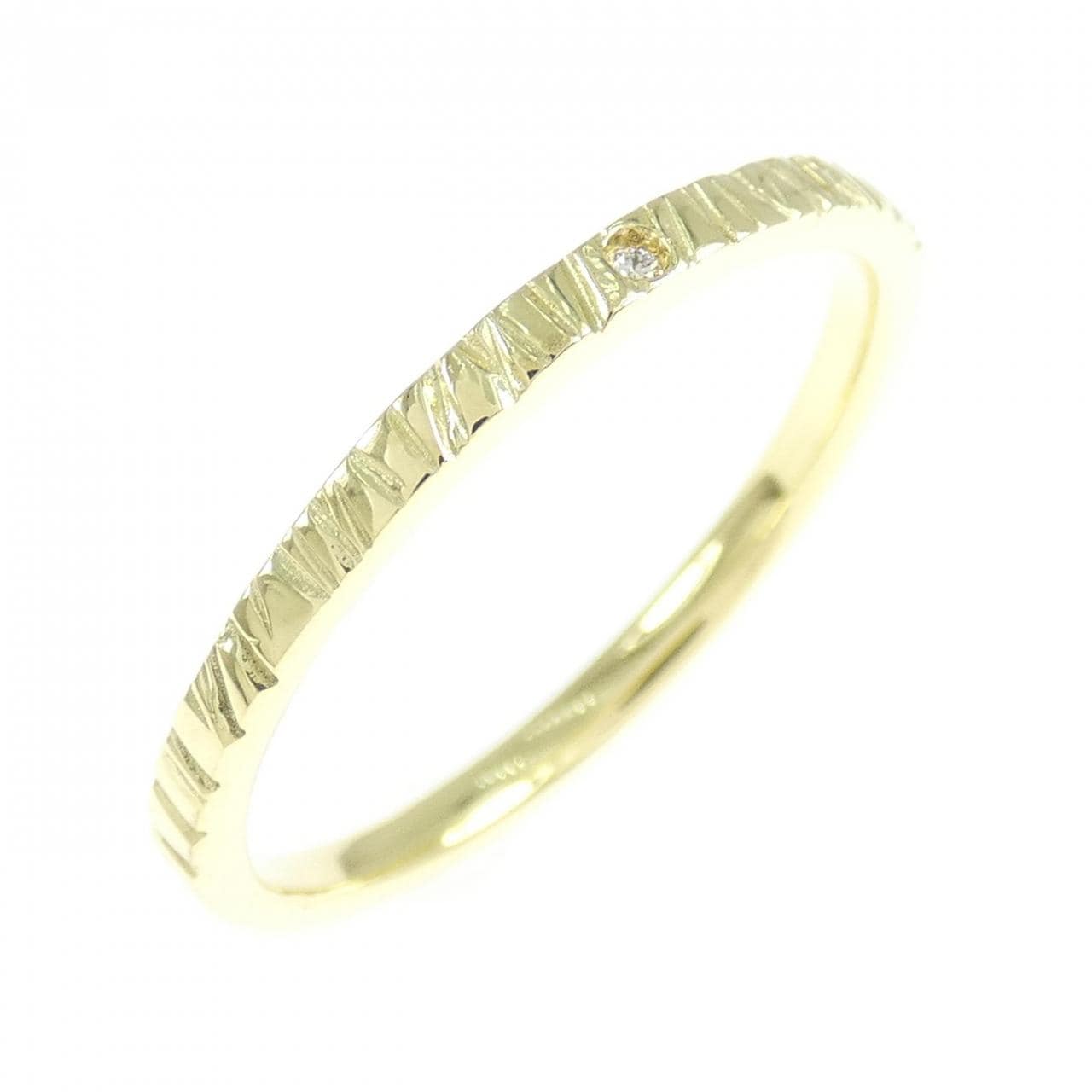 K18YG ダイヤモンド リング